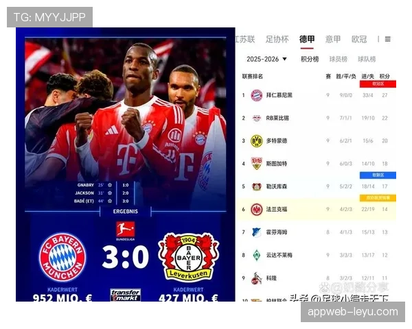 拜仁慕尼黑控球能力再创新高，比赛掌控力备受关注分析