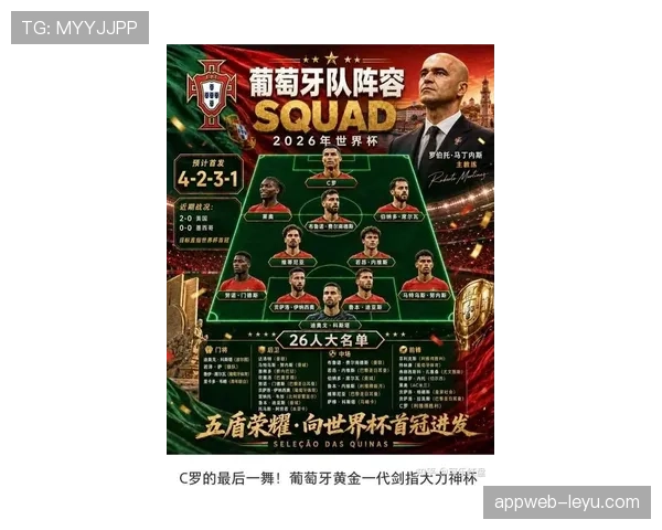 C罗领衔葡萄牙2026世界杯豪华阵容预测 黄金一代能否圆梦美加墨